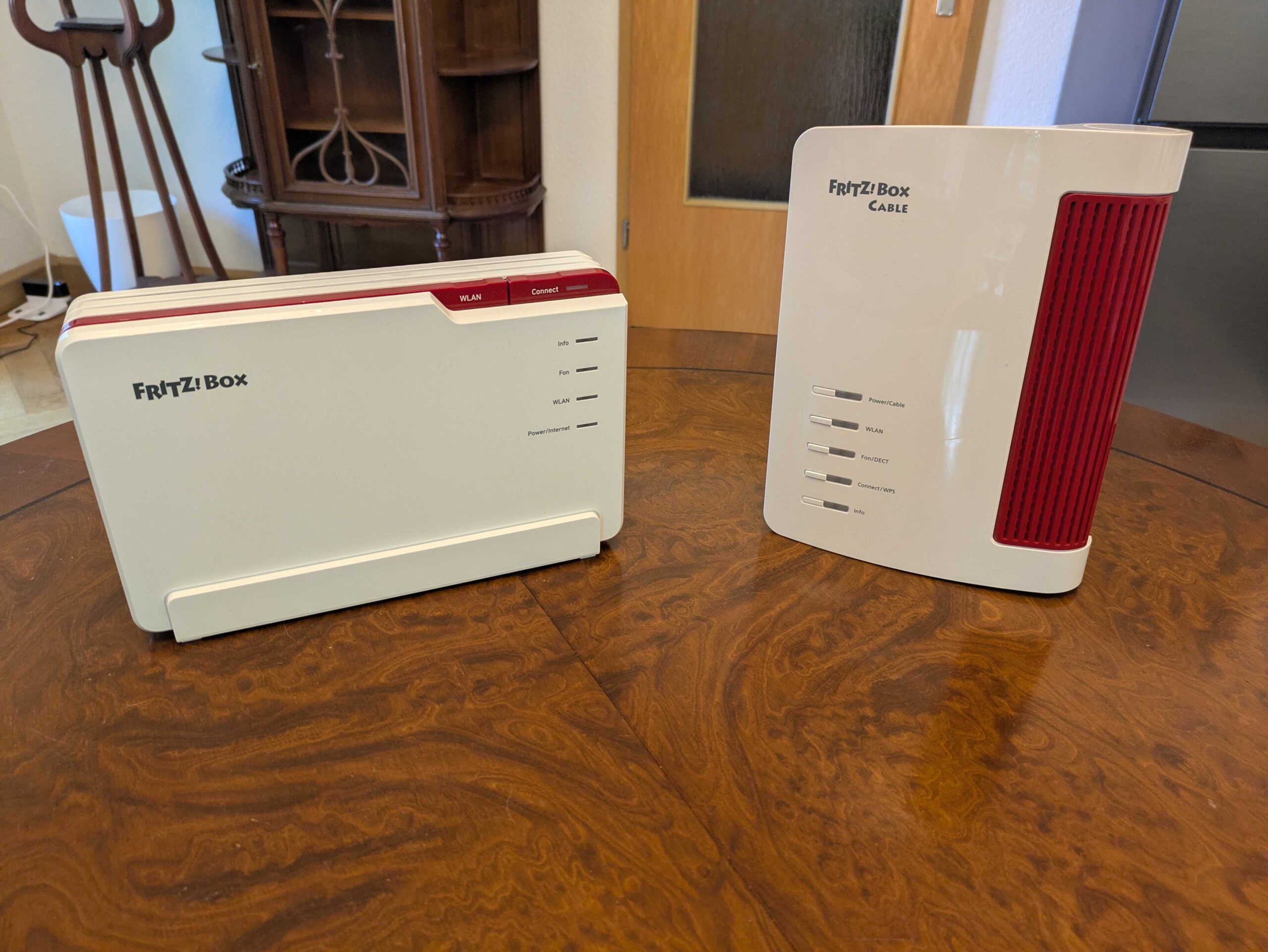 Zwei FRITZ!Box-Router