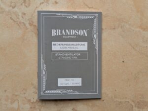 Anleitung des Brandson Ventilators