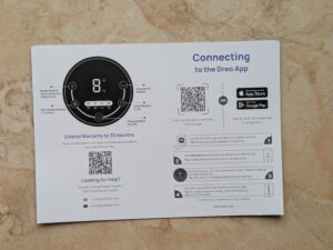 Anleitung des Dreo DR-HTF007 Nomad One Ventilators