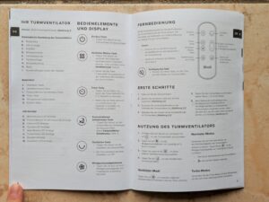 Anleitung des Levoit LTF-F362-WEU Ventilators (5)