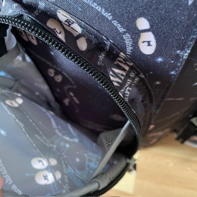 Baagl Ergo Harry Potter Schulranzen Seitentasche geöffnet