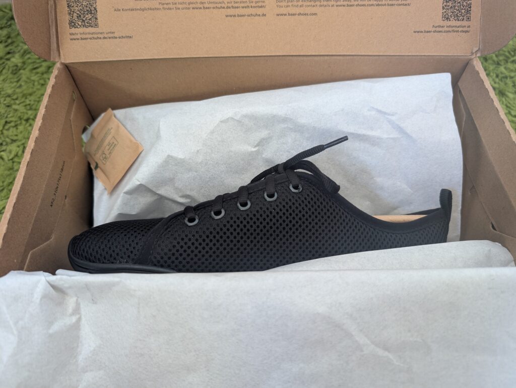 Bär Judy Barfußschuhe Auspacken