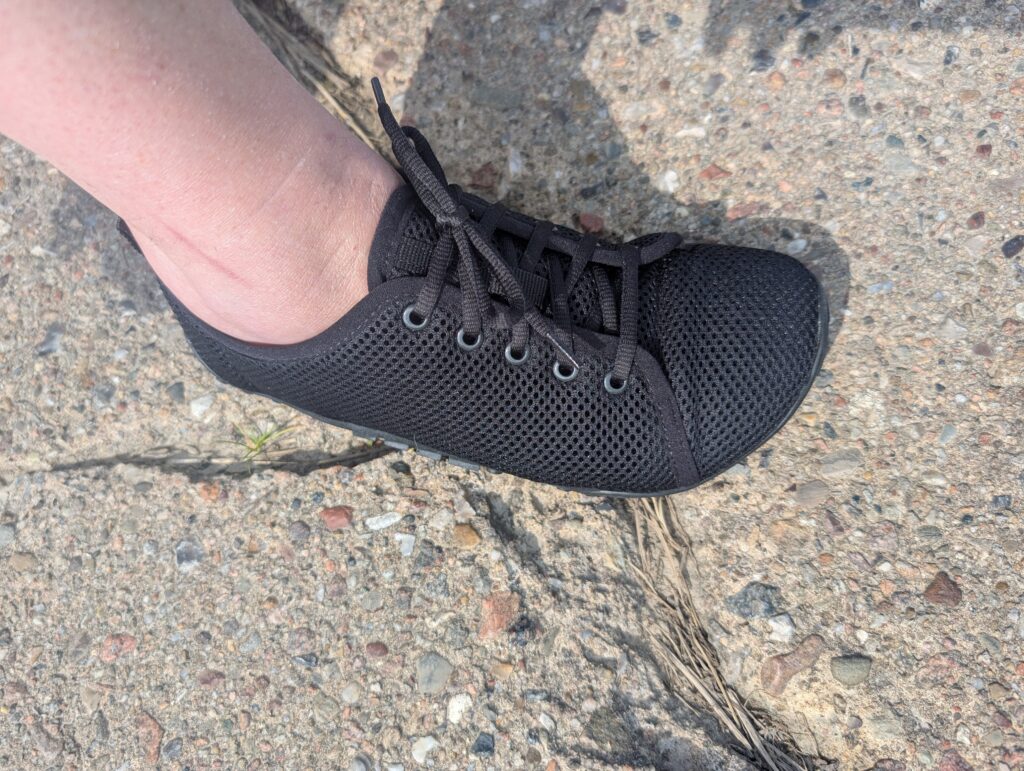 Bär Judy Barfußschuhe auf unebenem Boden