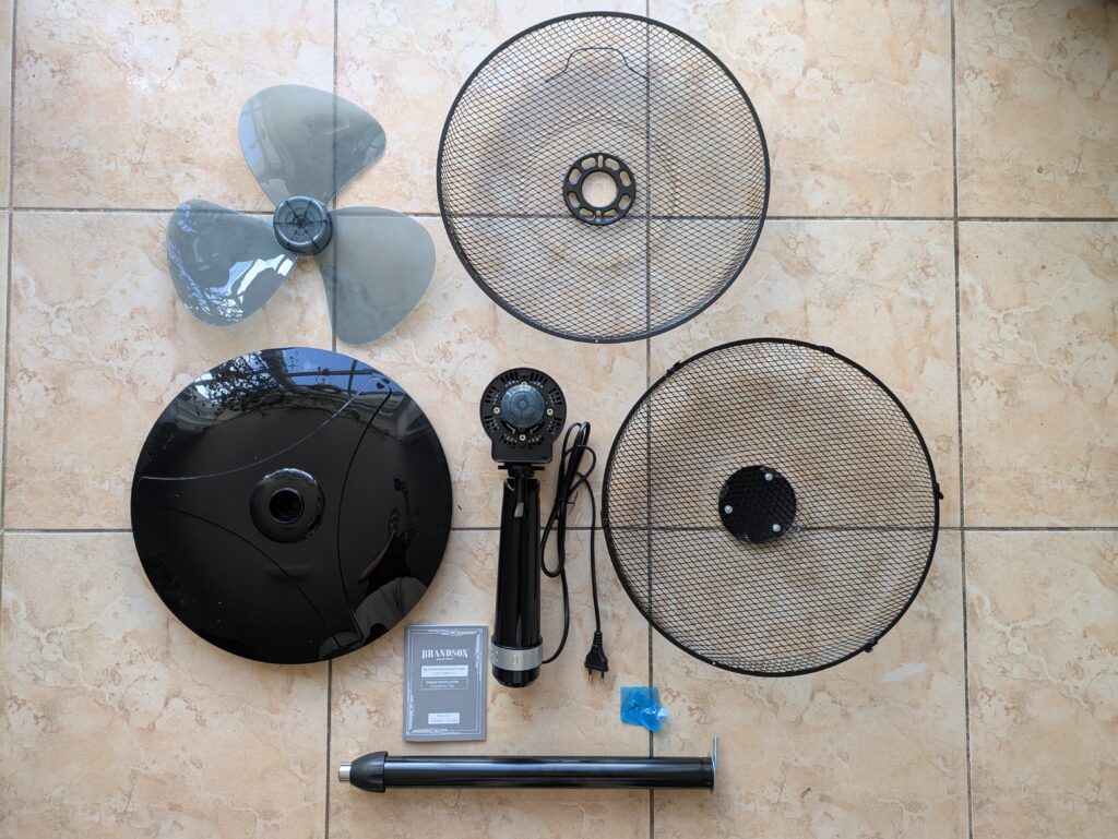 Brandson Ventilator Lieferumfang