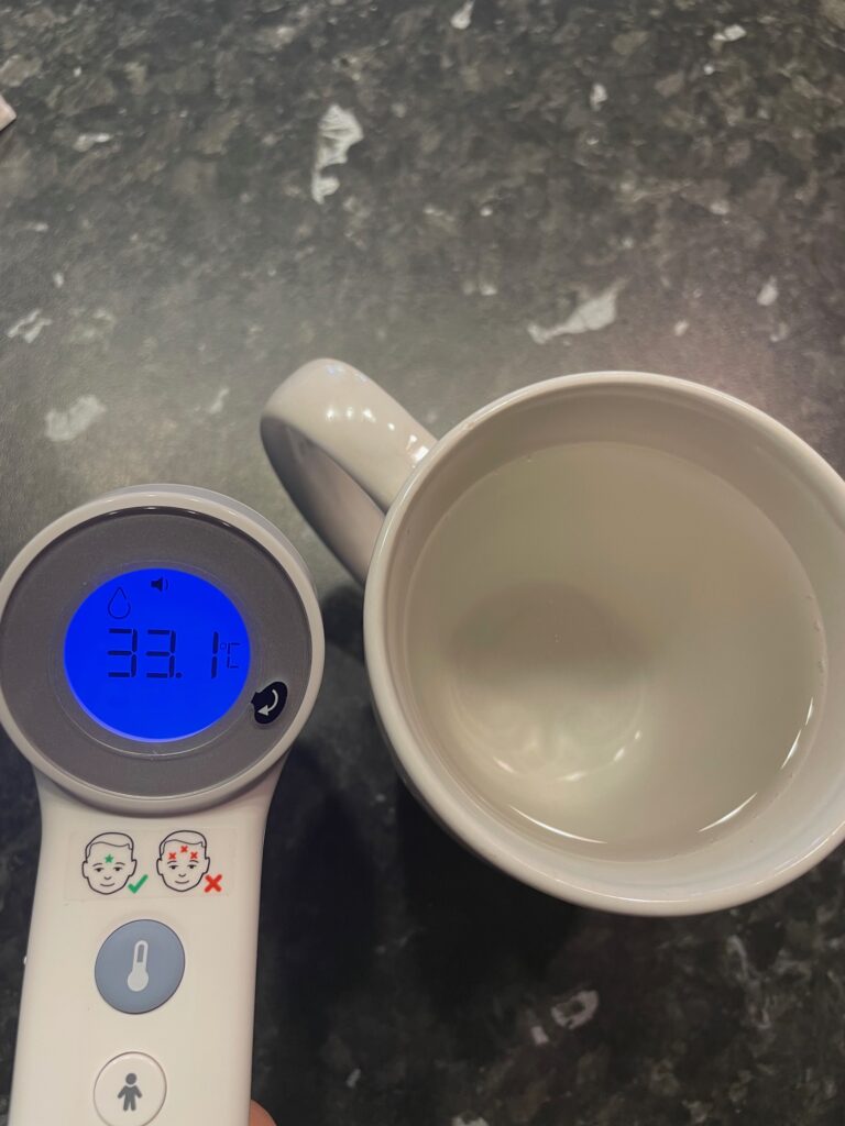 Braun Sensian 7 Stirnthermometer Flüssigkeitsmessung
