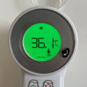 Braun Sensian 7 Stirnthermometer Messwert
