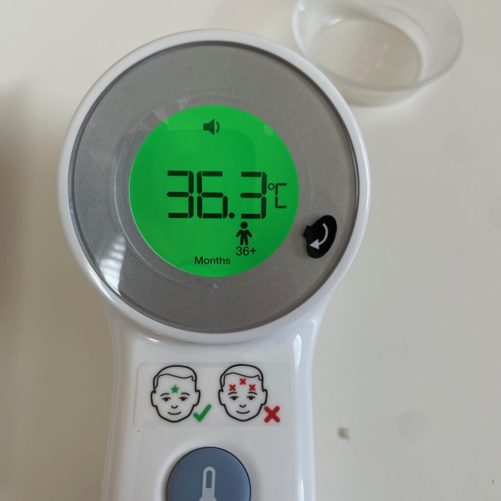 Braun Sensian 7 Stirnthermometer Temperaturabweichung