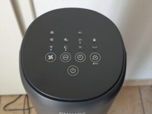 Display des Philips Serie 5000 Ventilators