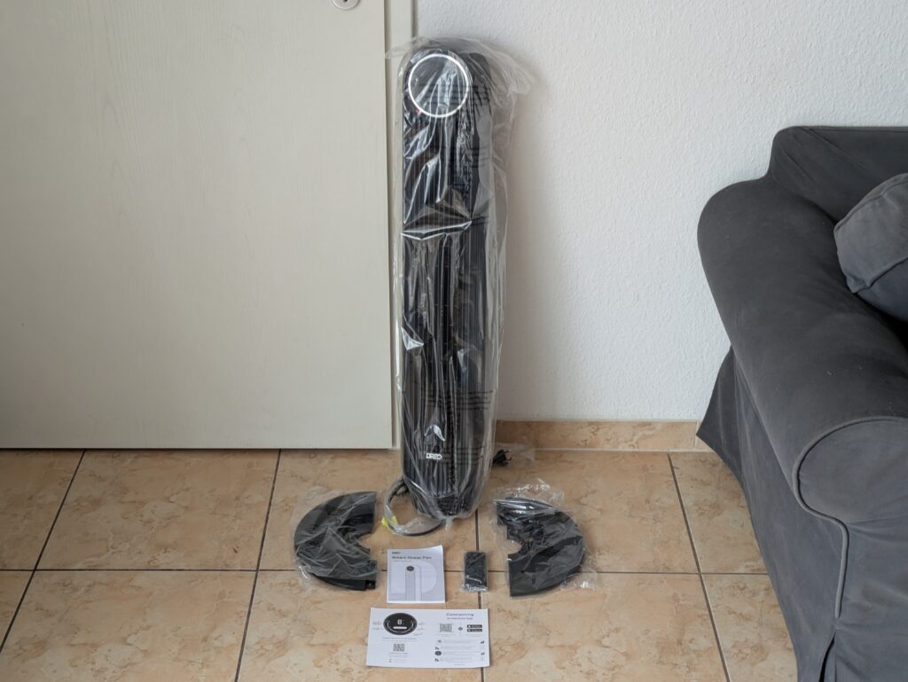 Dreo DR-HTF007 Nomad One Ventilator verpackt