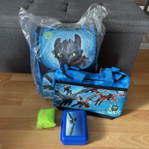Familando Dragons Schulranzen Lieferumfang