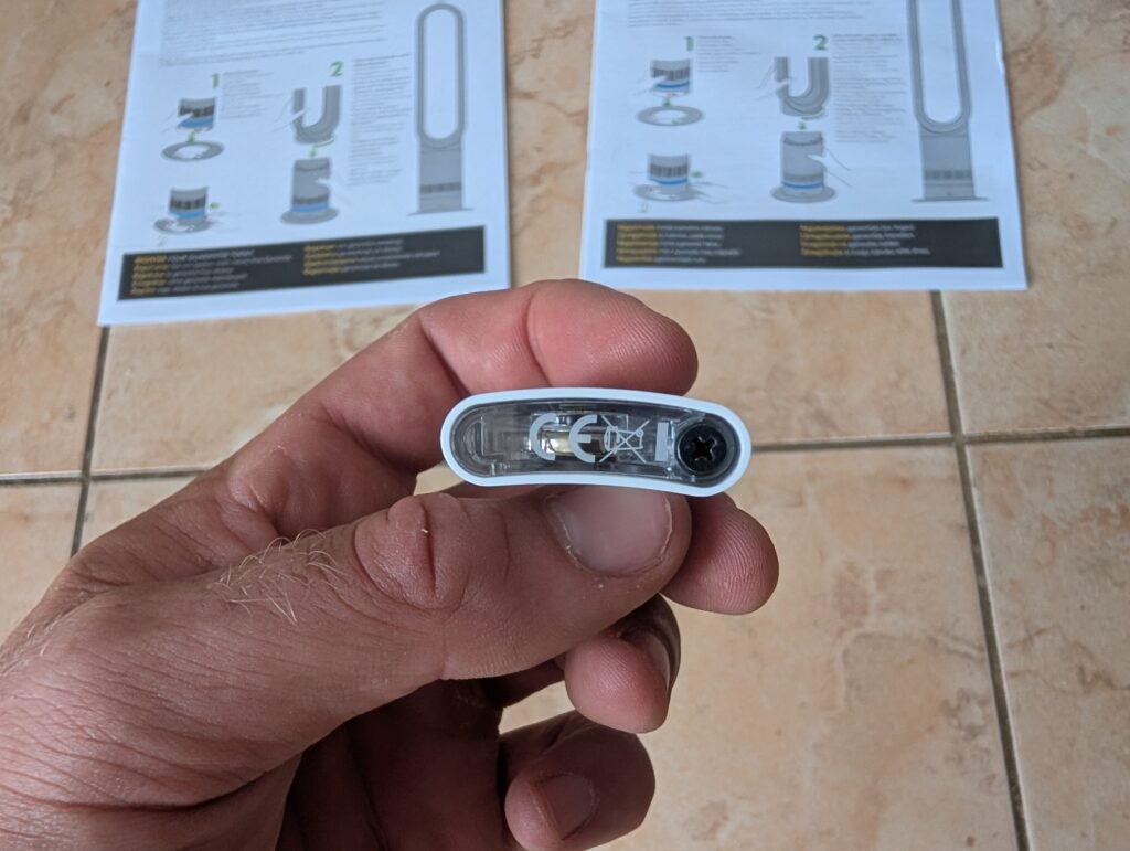 Fernbedienung des Dyson AM07 Air Multiplier Ventilators (3)