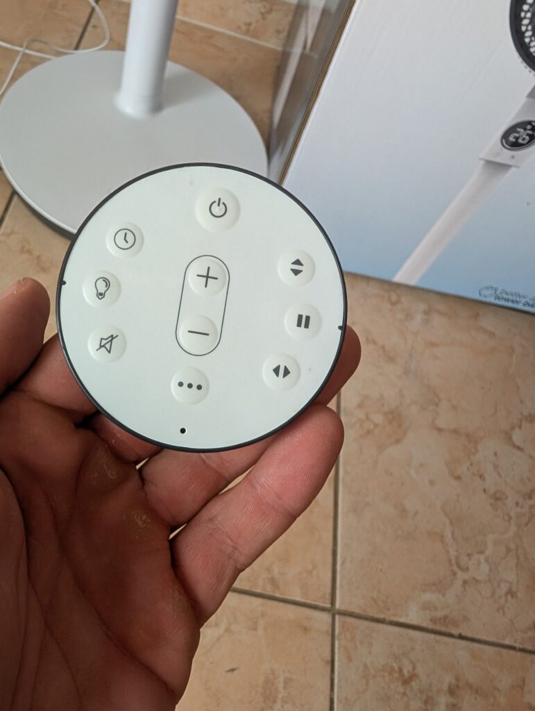 Fernbedienung des MeacoFan Sefte® 10 Ventilators