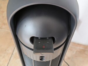 Fernbedienungsfach des Dreo DR-HTF007 Nomad One Ventilators