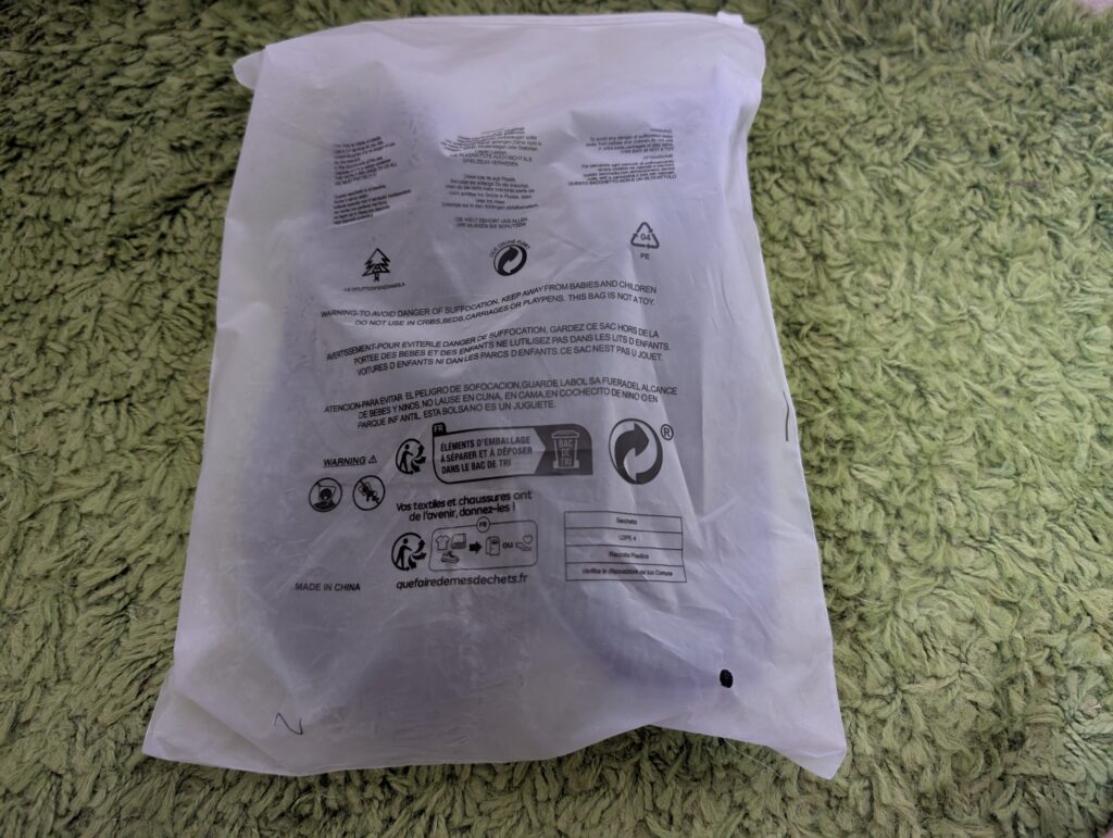 Geweo Foot Barfußschuhe Plastikbeutel von mit Aufdruck