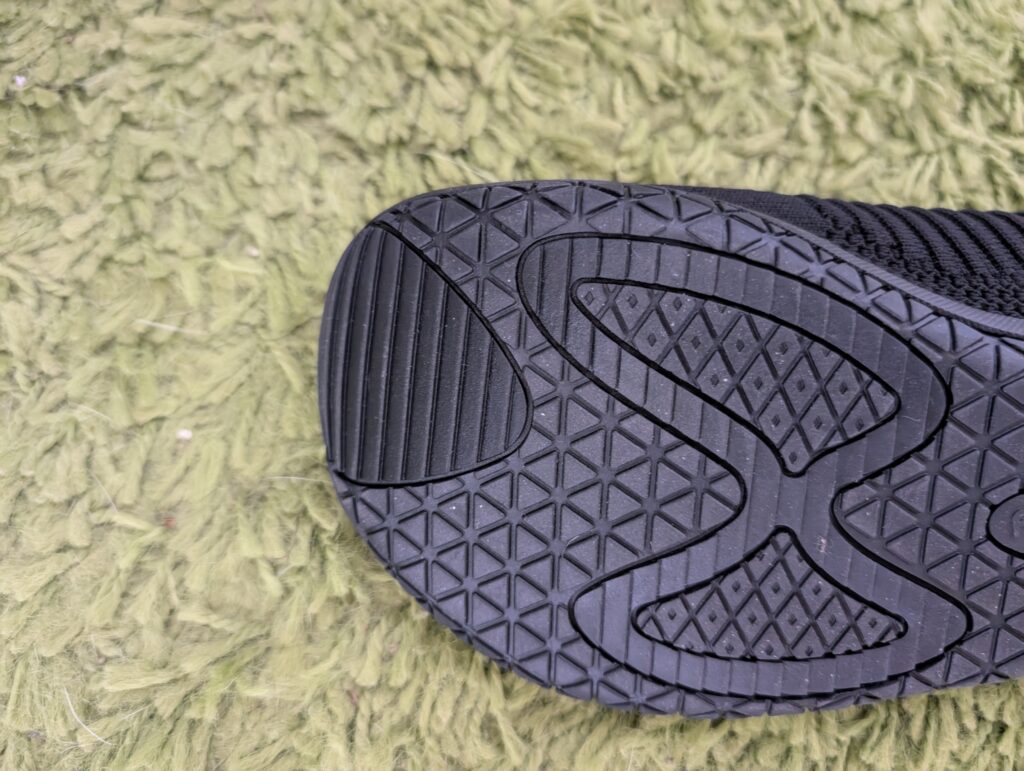Geweo Foot Barfußschuhe Sohle Detail im Zehenbereich