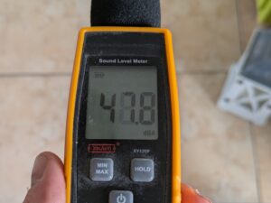 Lautstärke des Brandson Ventilators (2)