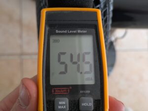 Lautstärke des Brandson Ventilators (3)