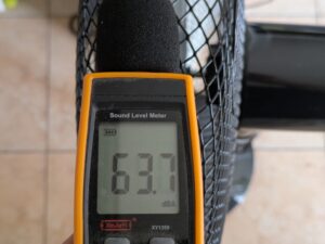 Lautstärke des Brandson Ventilators