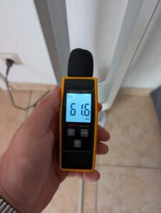 Lautstärke des Dyson AM07 Air Multiplier Ventilators