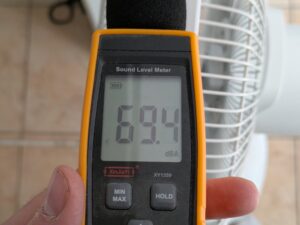 Lautstärke des Midea FS40-16CR Standventilators