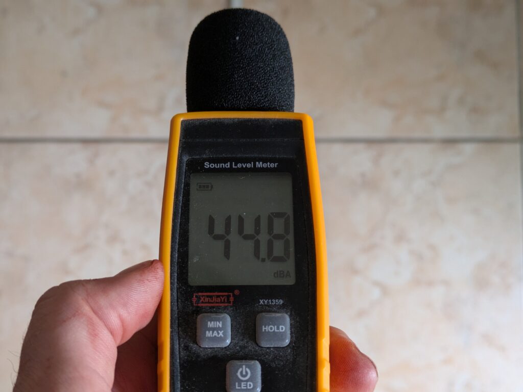 Lautstärke des Rowenta VU6670 Eole Infinite Ventilators (3)