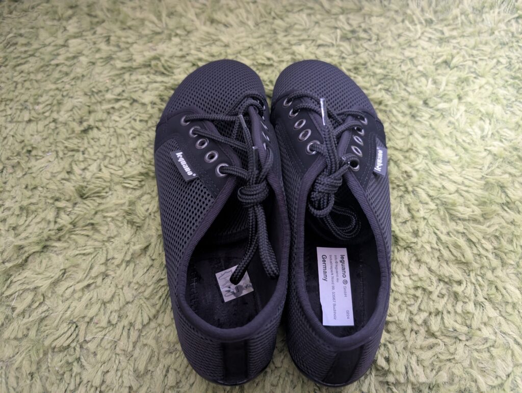 Leguano aktiv Barfußschuhe Ansicht von oben