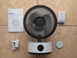 Lieferumfang des MeacoFan Sefte® 8 Ventilators