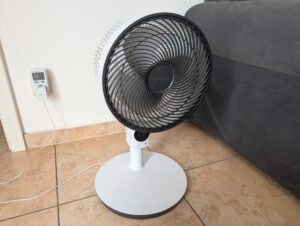 MeacoFan Sefte® 10 Ventilator in der untersten Stufe