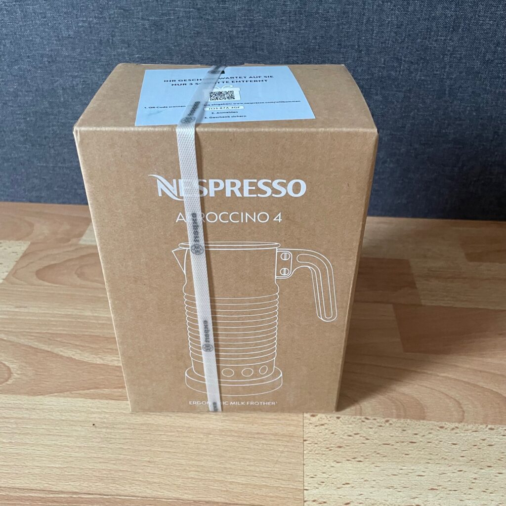 NESPRESSO Aeroccino 4 Milchaufschäumer Verpackung