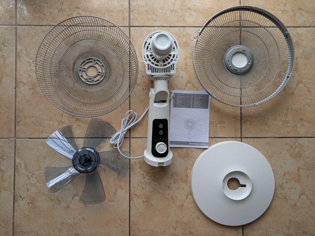 Rowenta VU2731 Turbo Silence Extreme+ Ventilator Lieferumfang