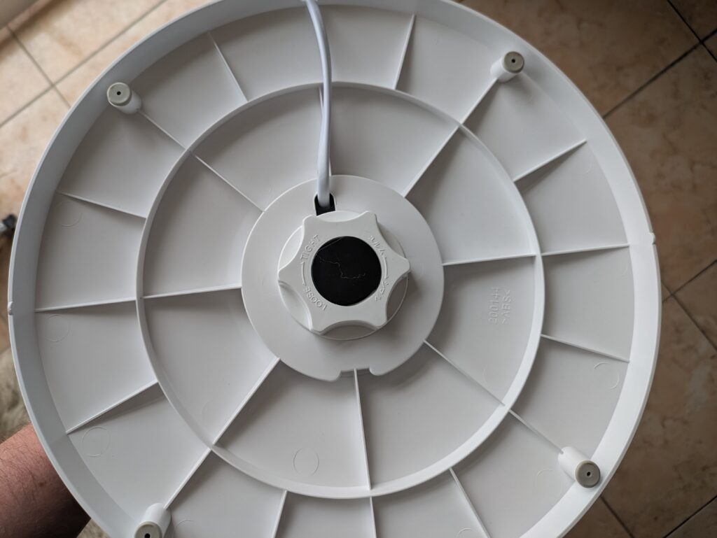 Rowenta VU2731 Turbo Silence Extreme+ Ventilator von unten