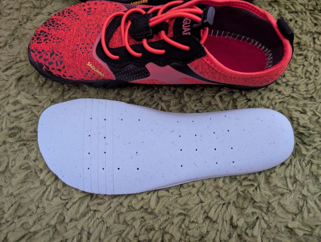 Saguaro Unisex Barfußschuhe Einlegesohle von unten