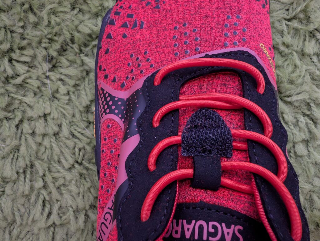 Saguaro Unisex Barfußschuhe Klett zur Schnürsenkelbefestigung