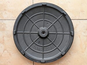 Standfuß des Brandson Ventilators von unten