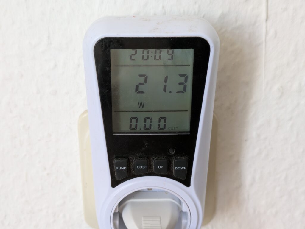 Stromvebrauch des Midea FS40-16CR Standventilators