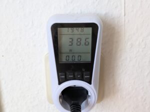 Stromverbrauch des Brandson Ventilators