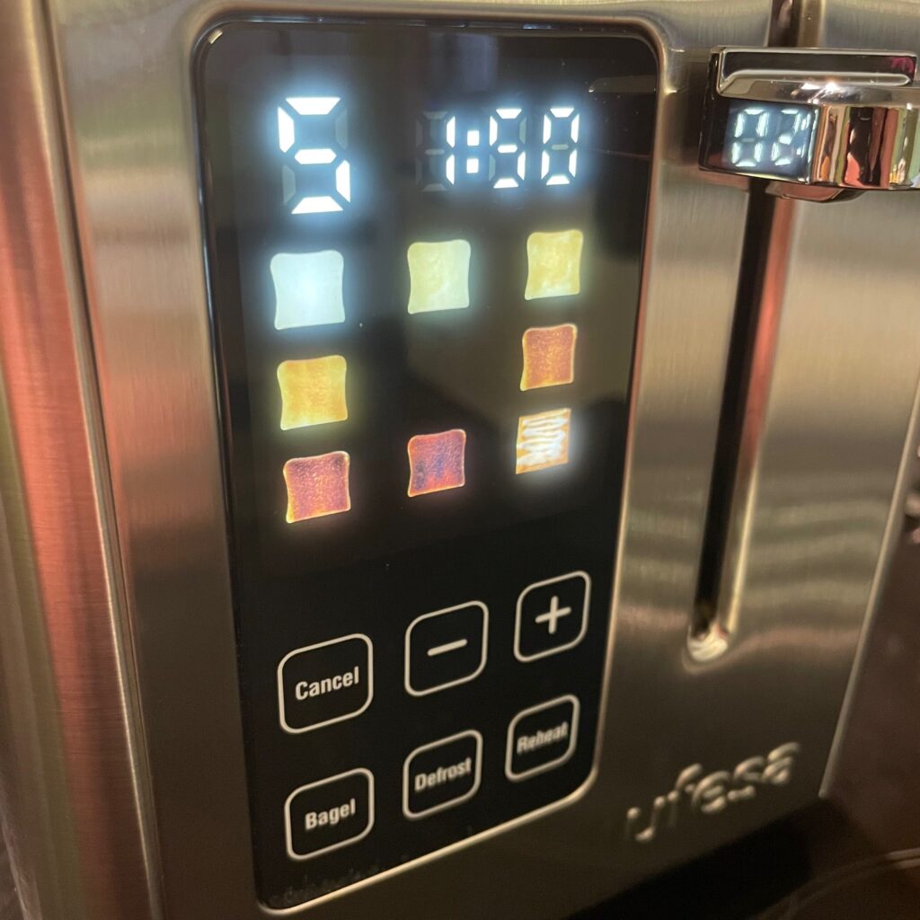 Ufesa Digital Future Toaster Einstellung