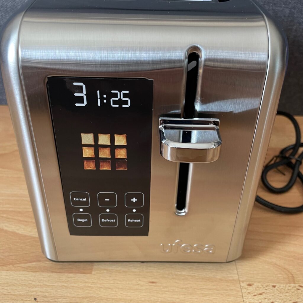 Ufesa Digital Future Toaster seitlich