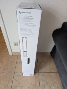 Verpackung des Dyson AM07 Air Multiplier Ventilators (2)
