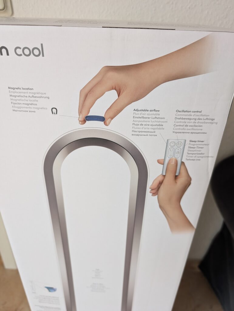 Verpackung des Dyson AM07 Air Multiplier Ventilators (3)