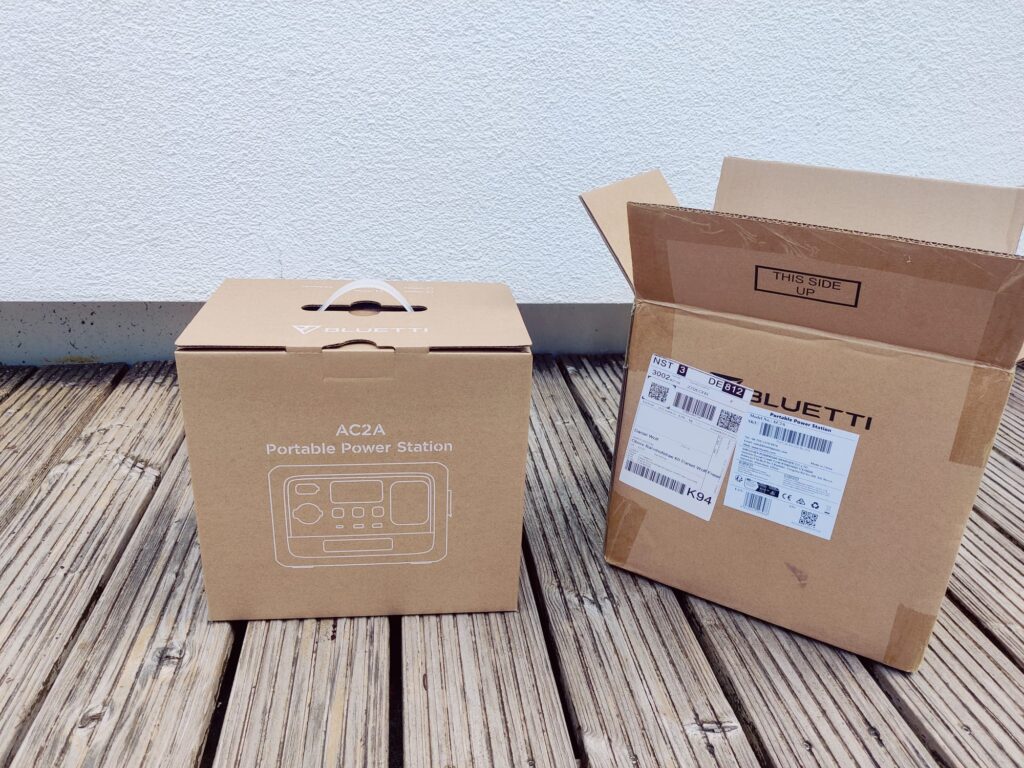 BLUETTI AC2A Powerstation Verpackung
