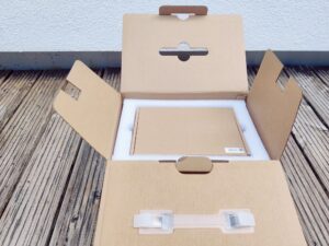 BLUETTI AC2A Powerstation Verpackung geöffnet