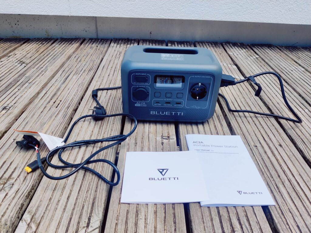 BLUETTI AC2A Powerstation Gesamtübersicht