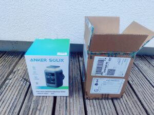 Anker SOLIX C300 DC Powerstation Umverpackung und Verpackung