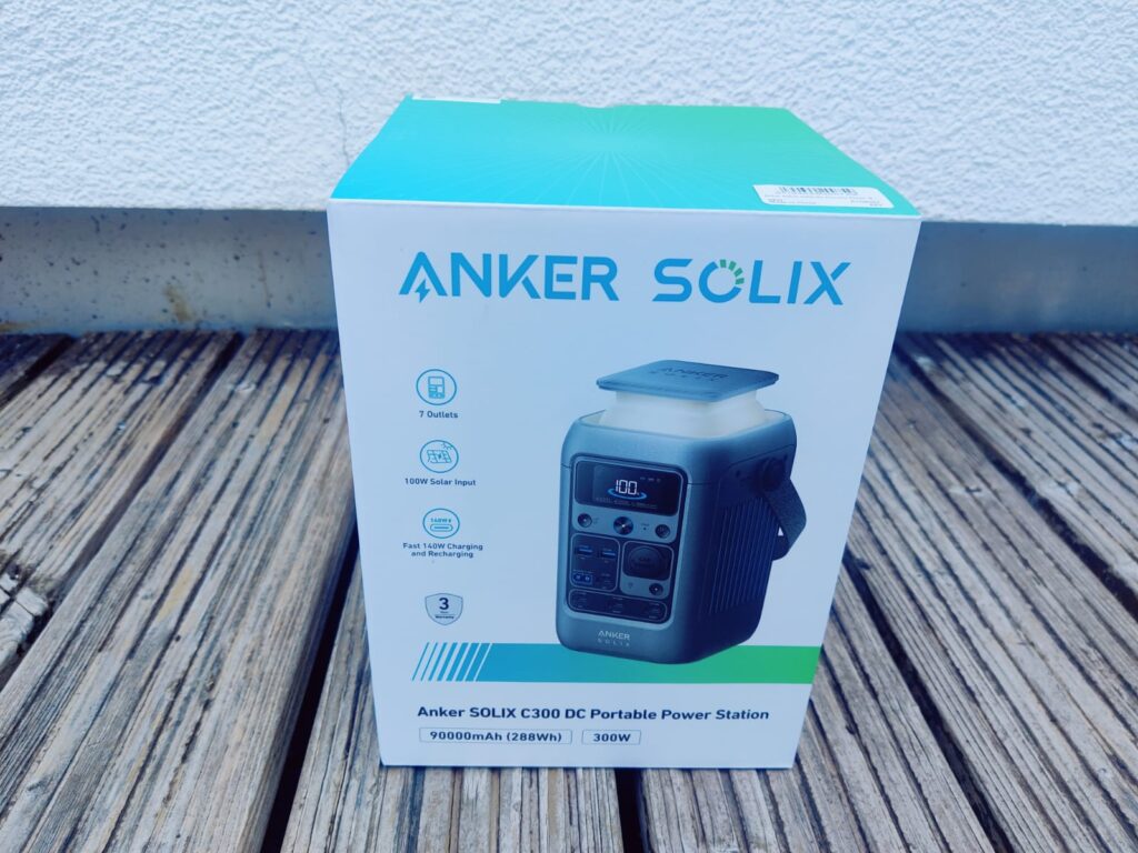 Anker SOLIX C300 DC Powerstation Verpackung