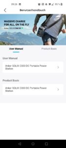Anker SOLIX C300 DC Powerstation App Benutzerhandbuch