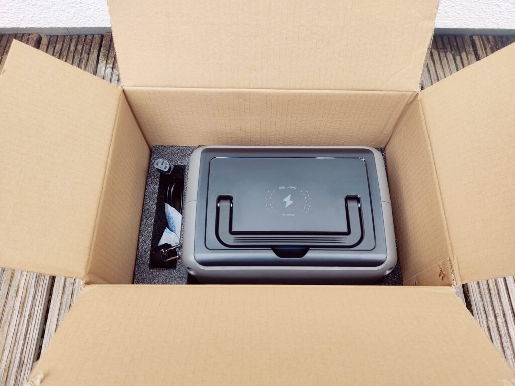 ALLPOWERS R600 Powerstation Verpackung von oben