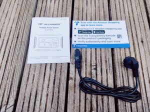 ALLPOWERS R600 Powerstation mit Zubehör