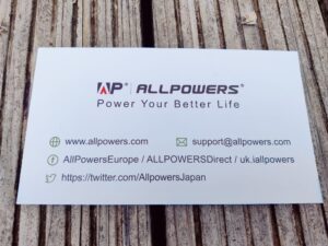 ALLPOWERS R600 Powerstation Garantiedokument