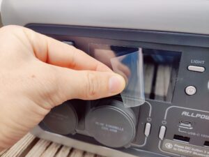 ALLPOWERS R600 Powerstation Display mit Schutzfolie